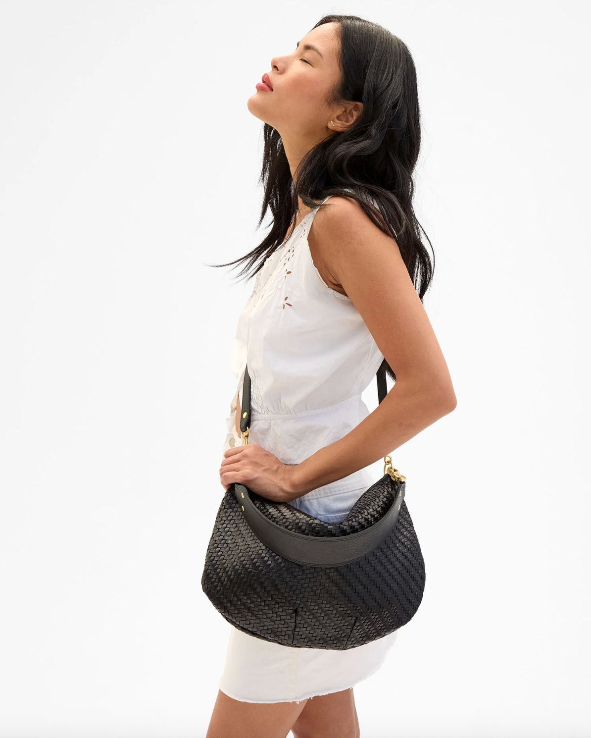 Clare V Moyen Messenger In Black
