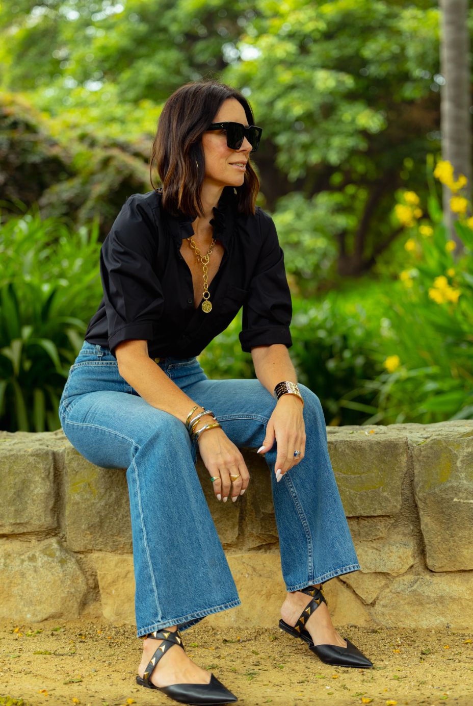 KMJ Southern Lover Blouse in Black
