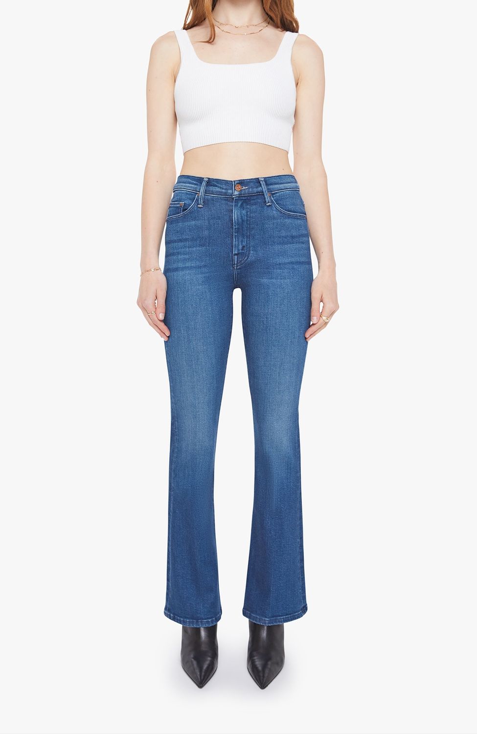 Mother The Weekender Jean in Nip It In The Butt Jean