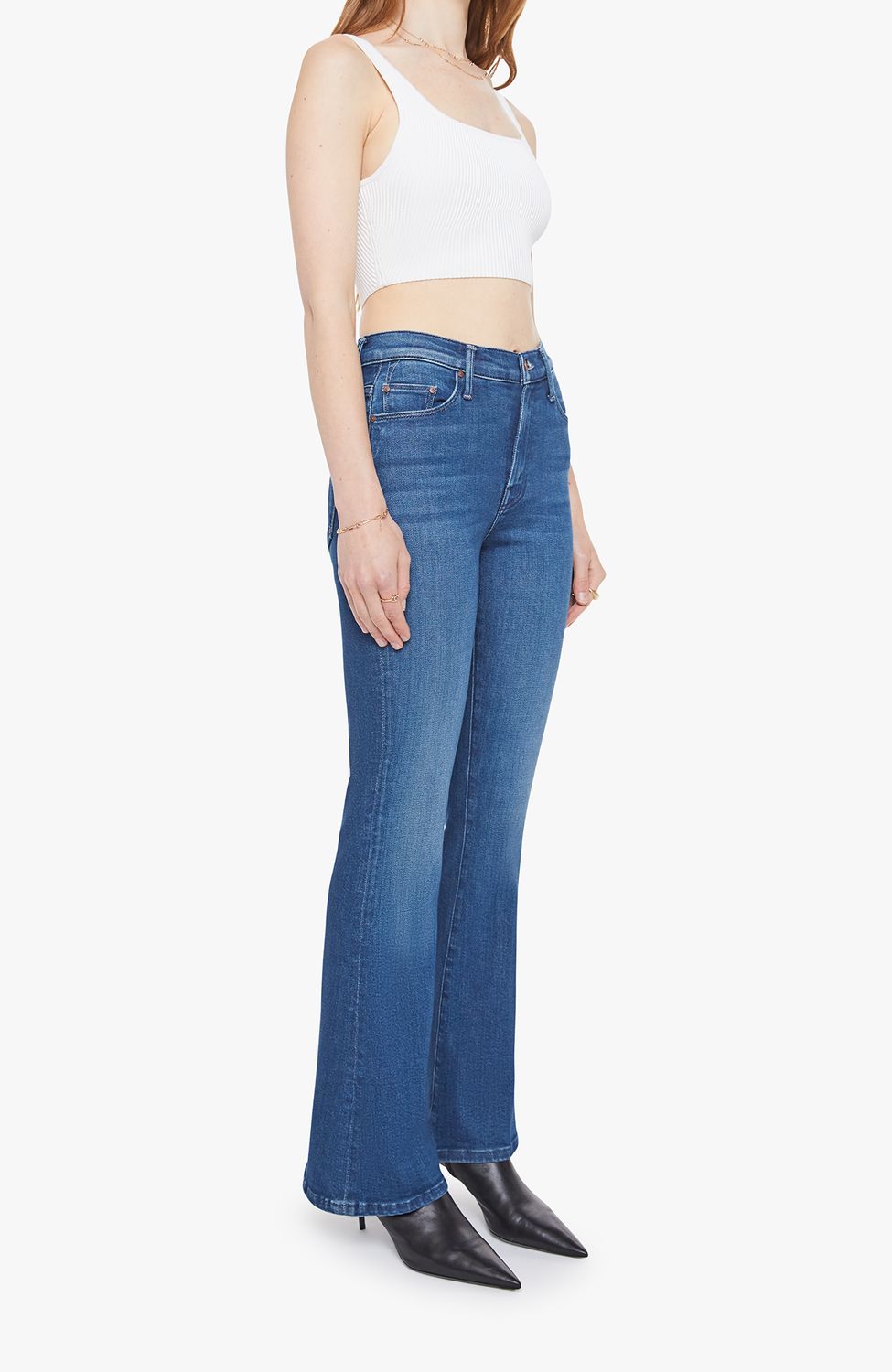Mother The Weekender Jean in Nip It In The Butt Jean