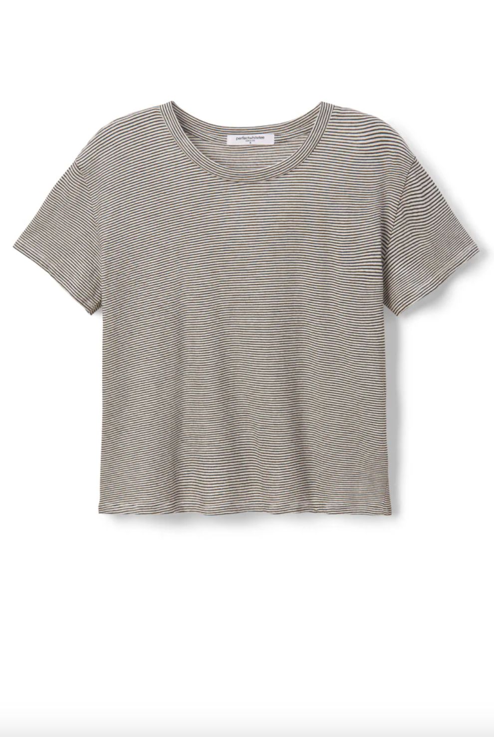 Perfect White Tee Harley Stripe Tee
