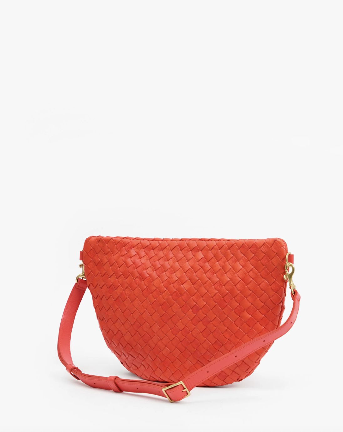 Clare V Grande Fanny - Bright Poppy