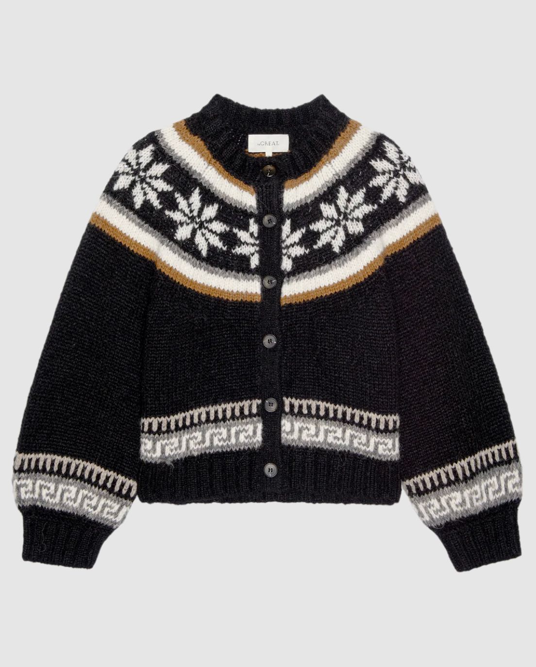 The Great Snowflake Ice Rink Cardigan
