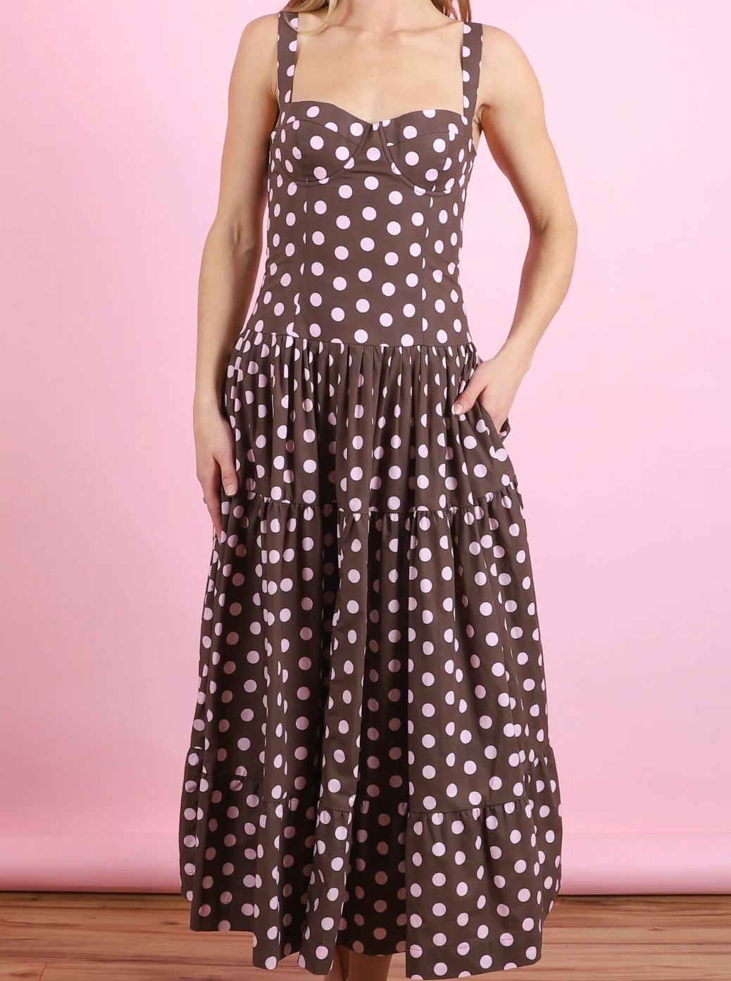 Cara Cara Santiago Midi Dress in Joelle Dot