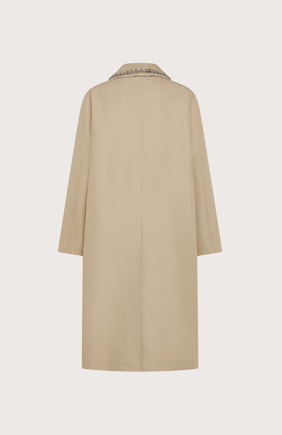 Seventy Raincoat With Crystal Collar