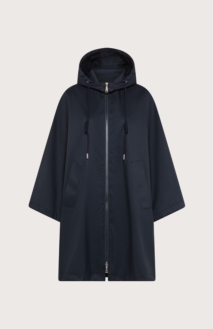 Seventy Raincoat in Deep Navy Blue