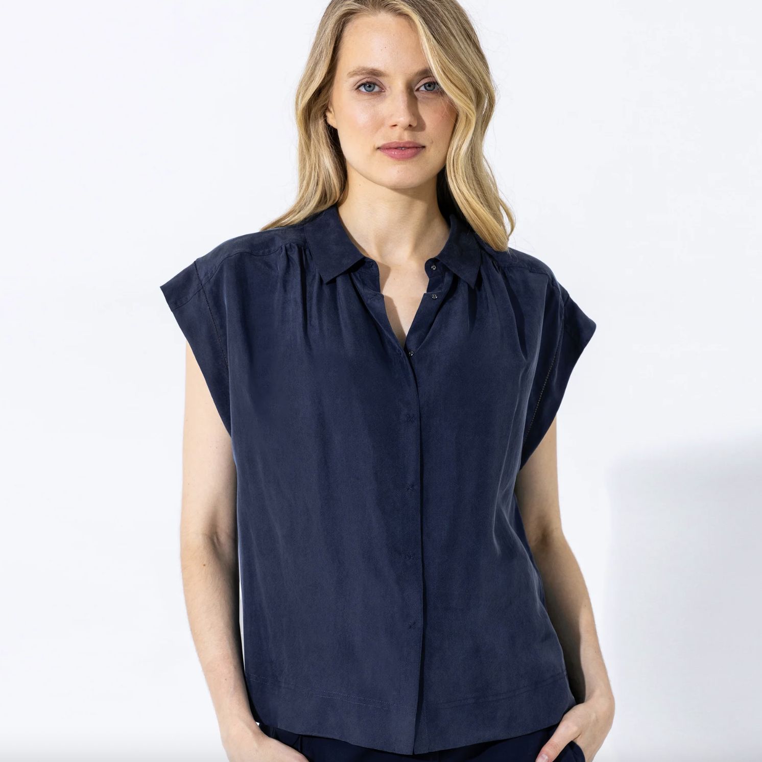 Go Silk Go Camp It Up., Color: Ink, Size: XS