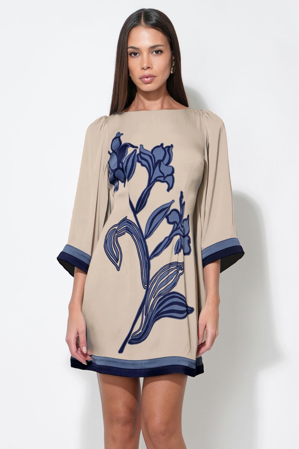 Adelyn Rae Emerson Bell Sleeve Mini Dress