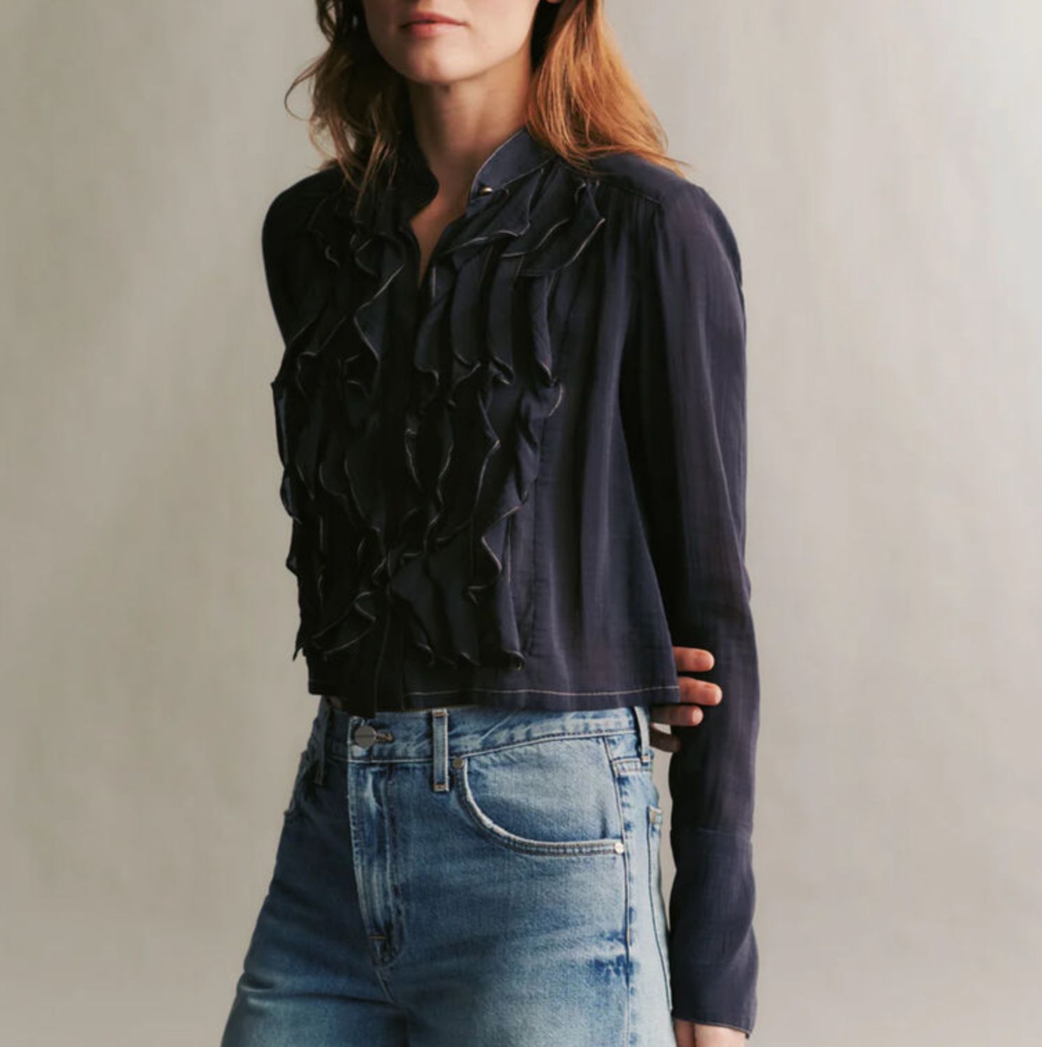 TWP Patti Top in Midnight