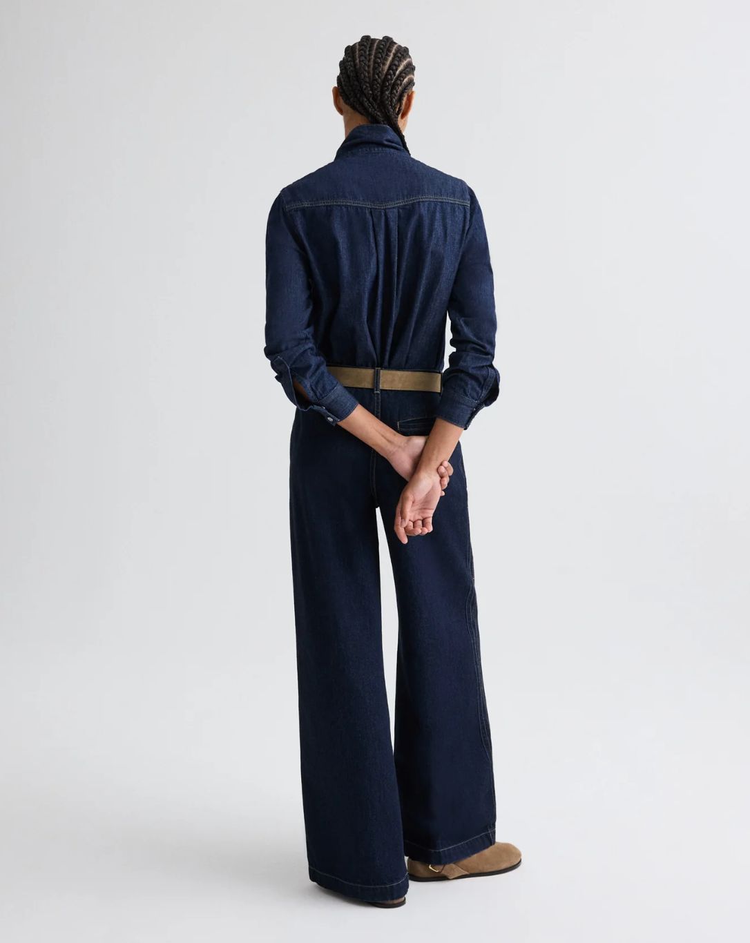 TWP Connor Denim Tuxedo Shirt