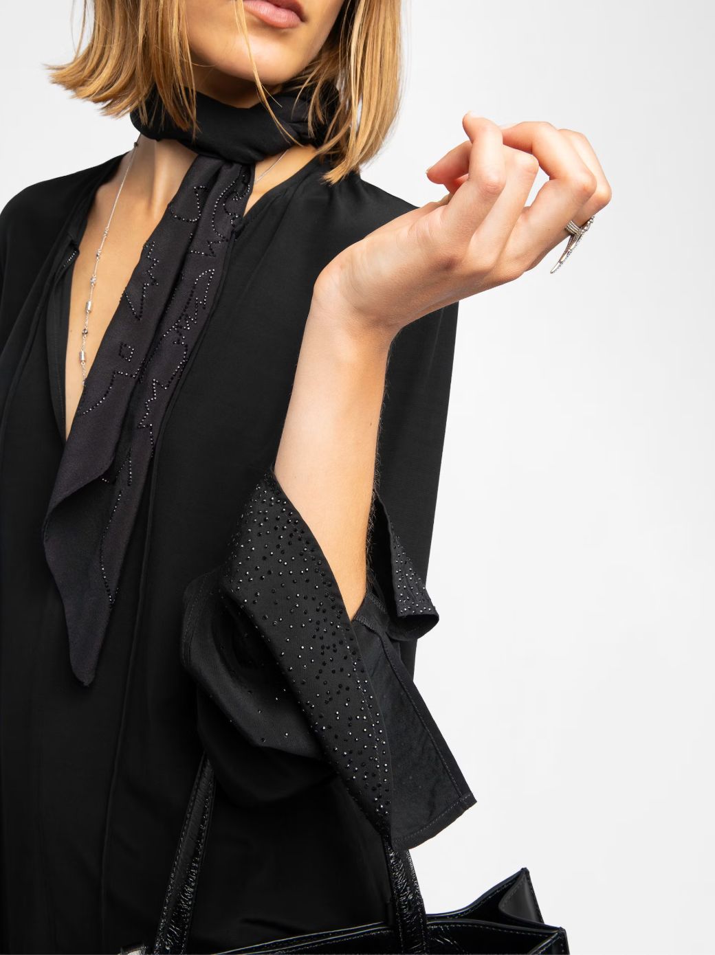 Zadig &amp; Voltaire Turi Soft Strass Blouse