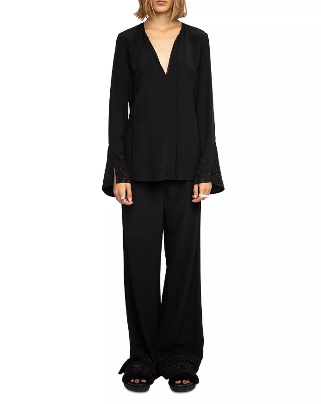 Zadig &amp; Voltaire Turi Soft Strass Blouse