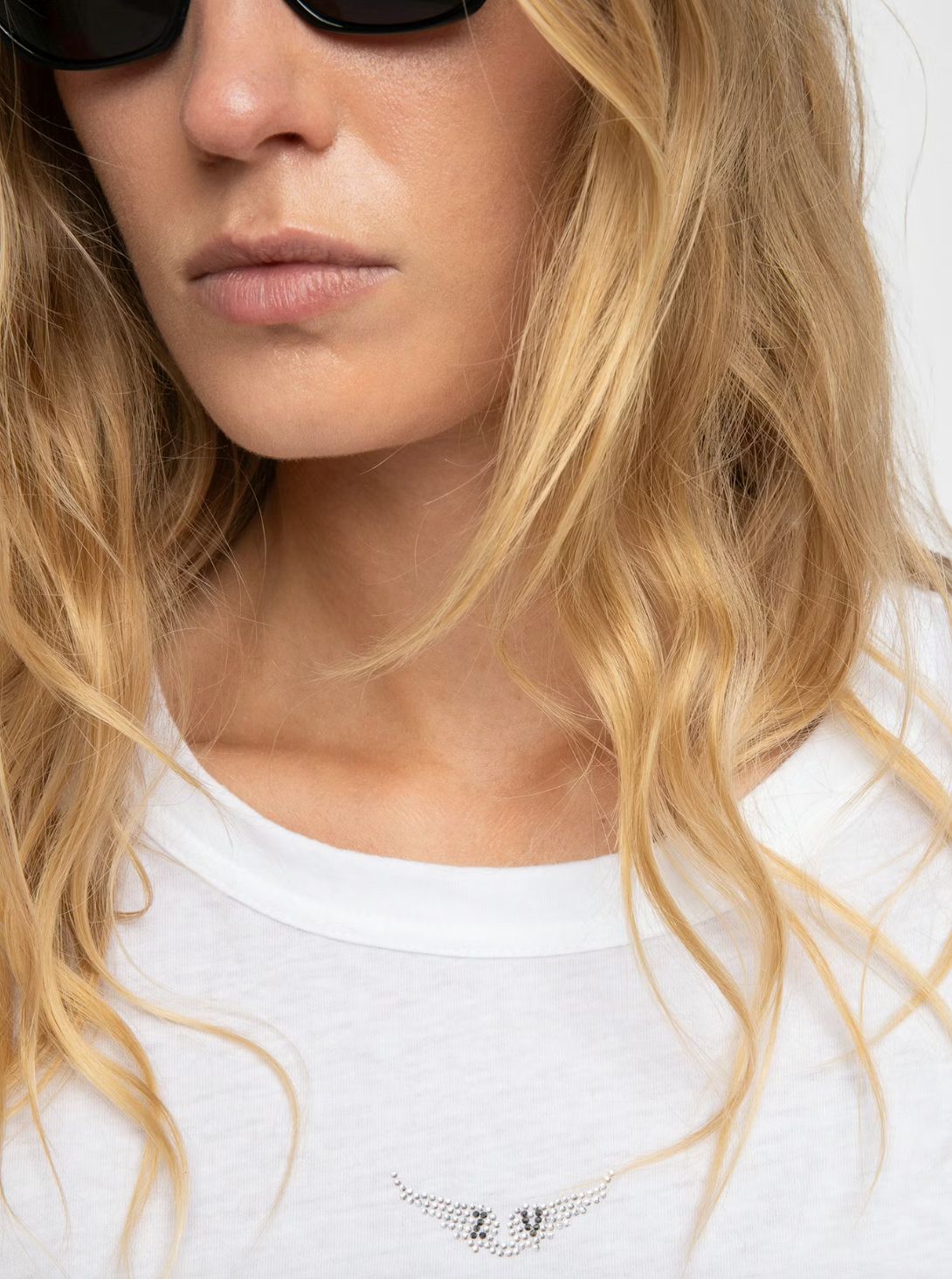 Zadig &amp; Voltaire Marta Diamanté Wings Tee