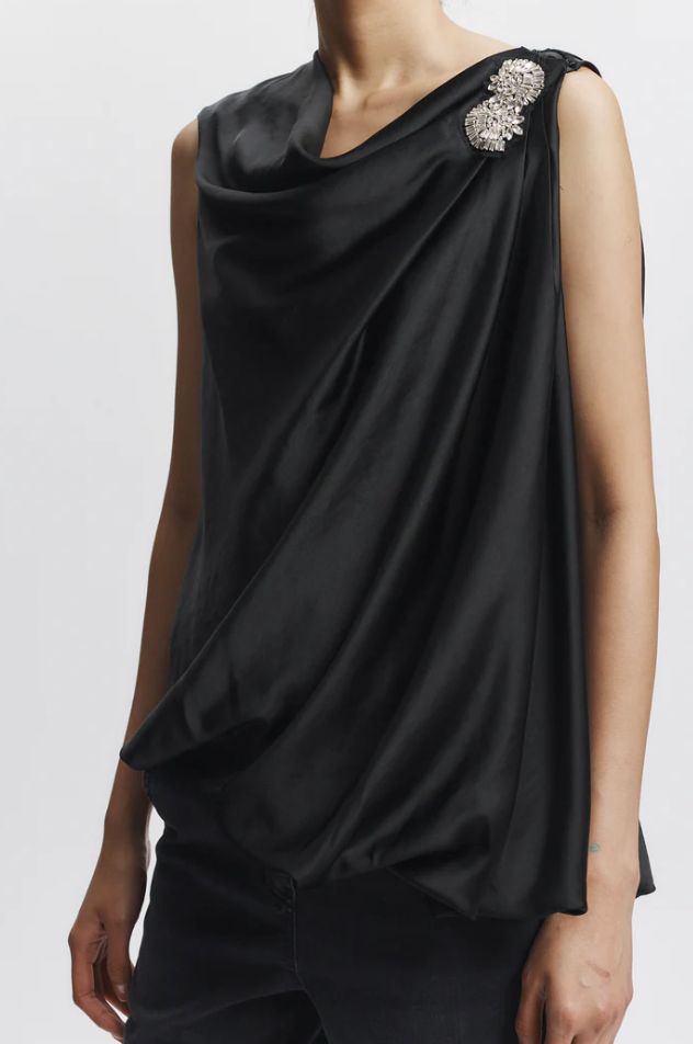 Saint Art Henrik Draped Blouse