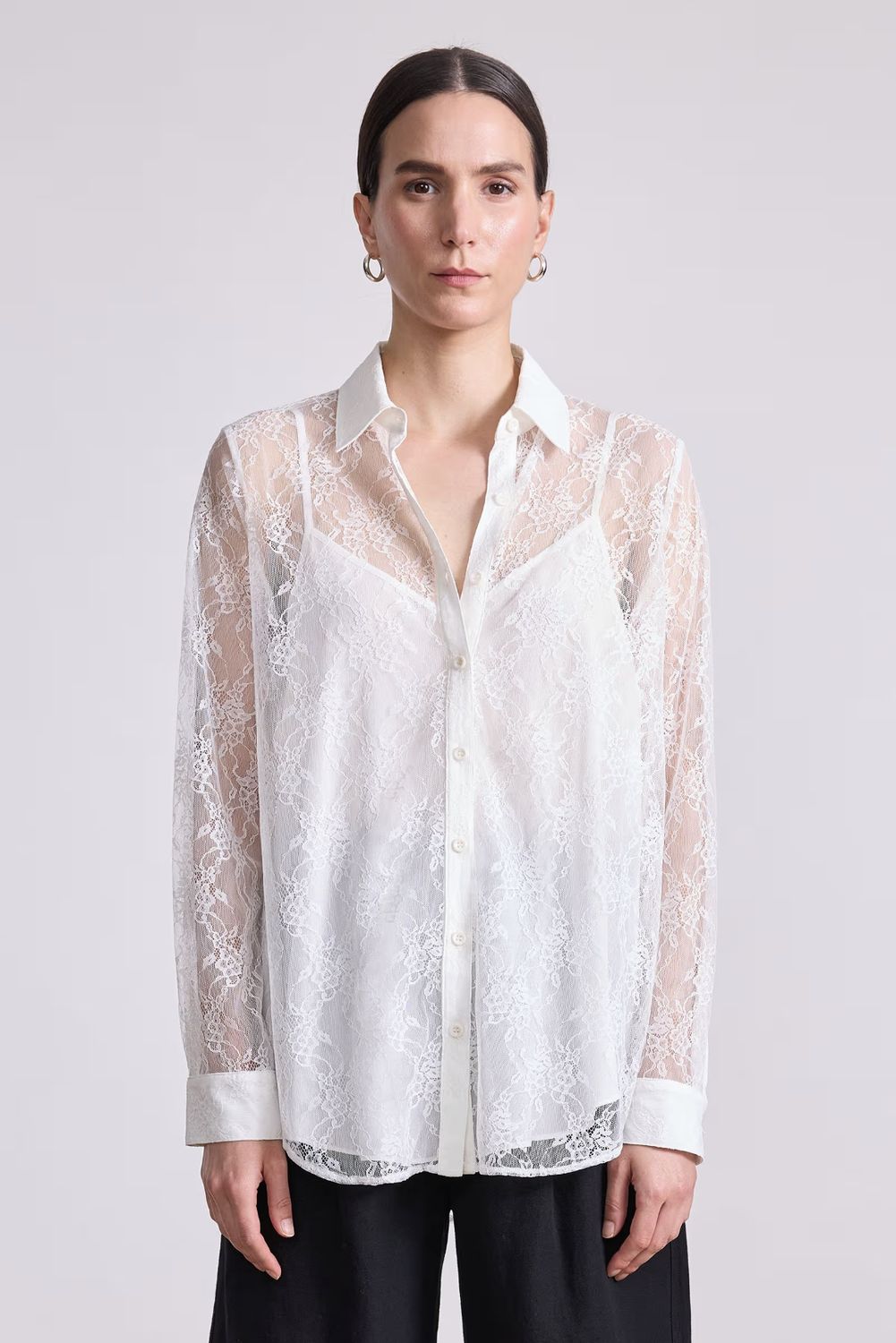 Apiece Apart Alva Button Up Blouse
