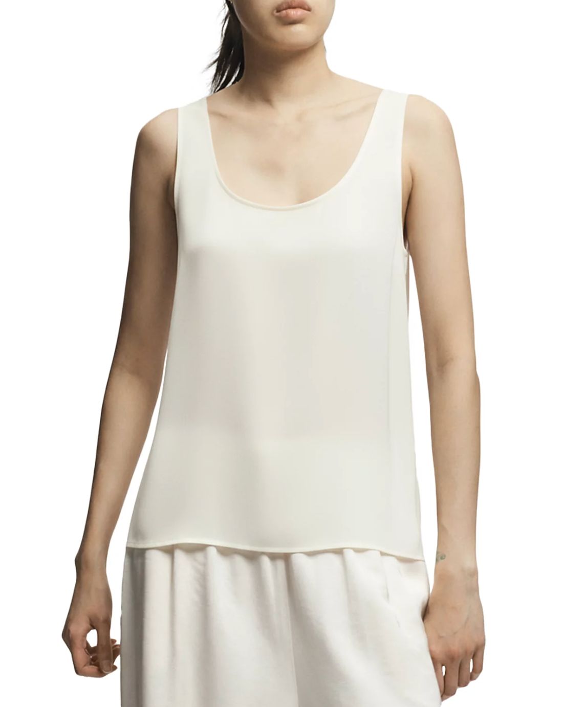 Saint Art Isola Scoopneck Tank, Color: Ivory, Size: XS