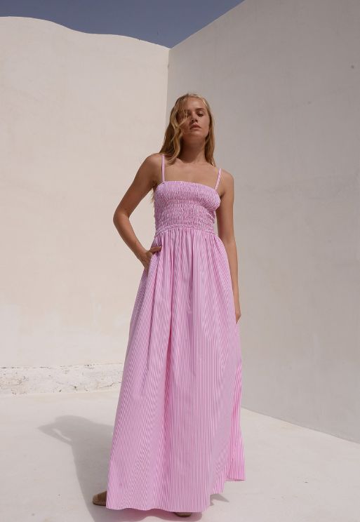 Kasia Maxi Striped Dress