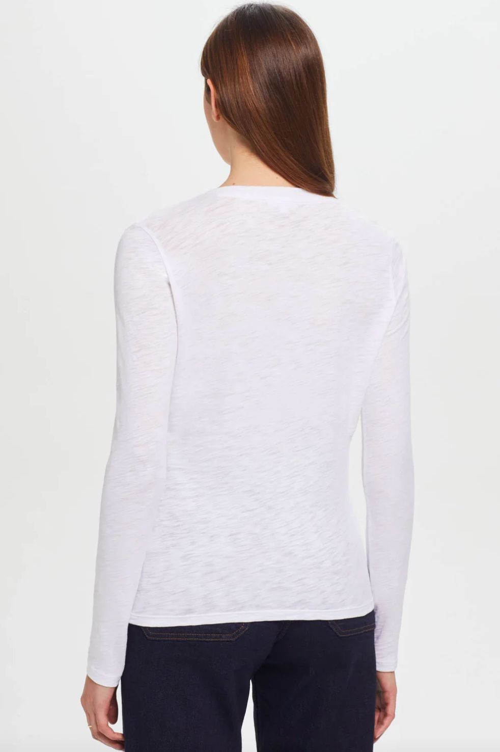 Goldie Long Sleeve Shimmer Placket Henley