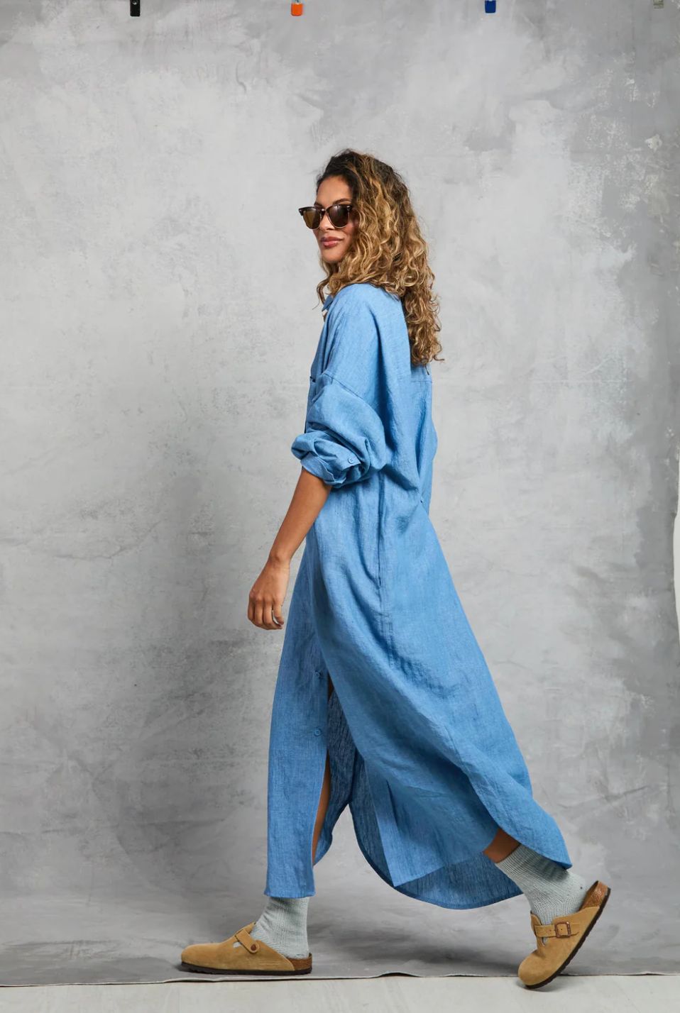 Mamene Florence Chambray Shirt Dress
