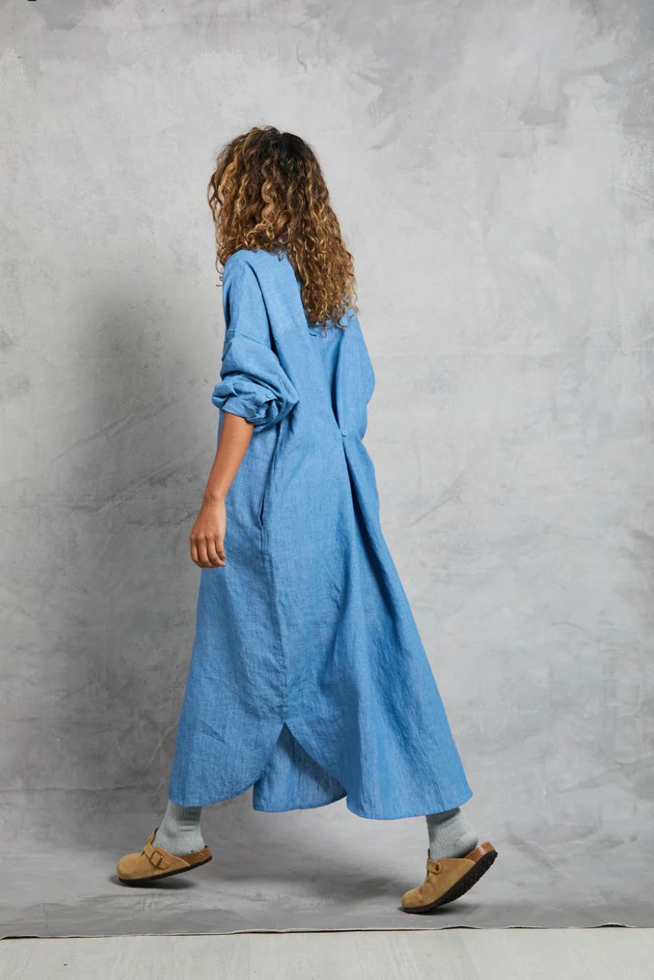 Mamene Florence Chambray Shirt Dress