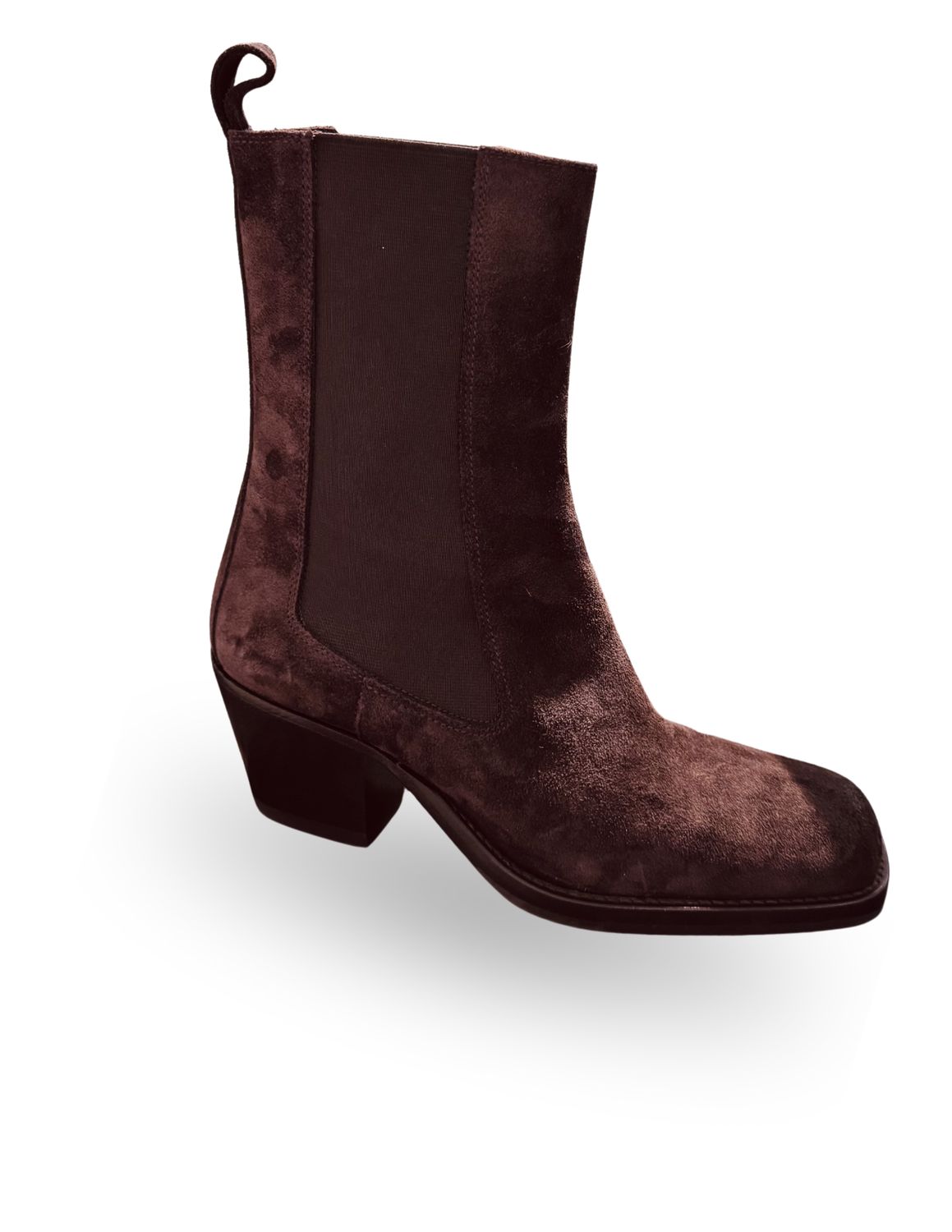 Laura Bellariva Suede Western Boot