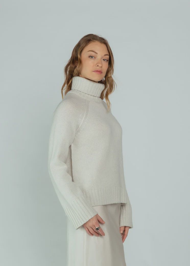 Brazeau Tricot Chunky Turtle Neck Sweater