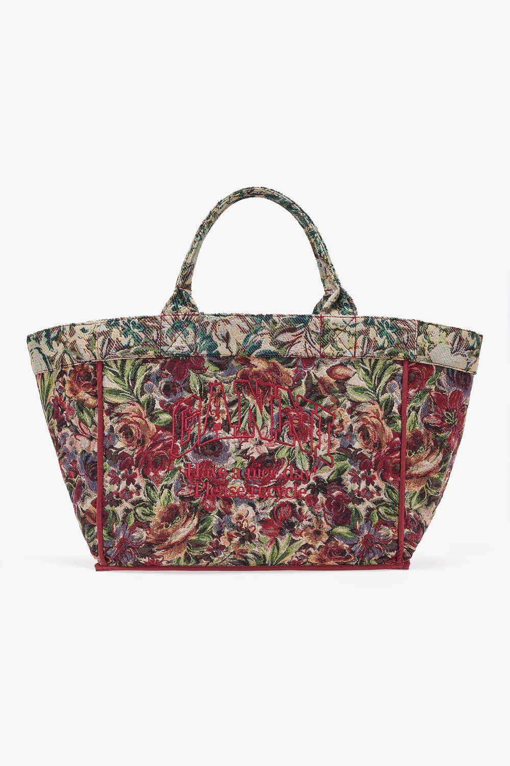 Ganni Tapestry Print Shopper