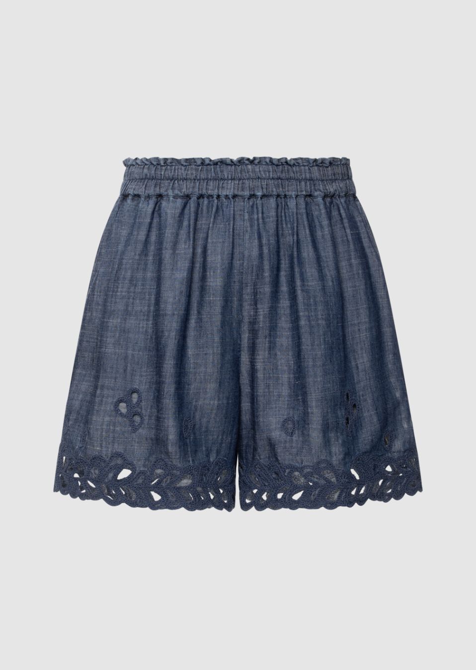 0039 Italy Brenda Denim Tencel Shorts