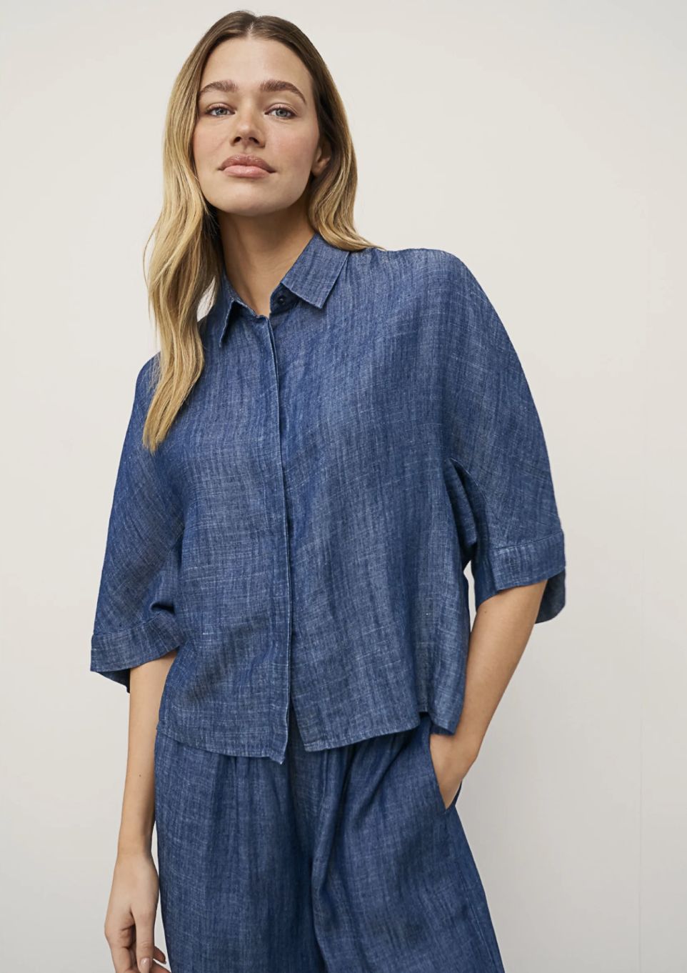 0039 Italy Hollie Tencel Blouse