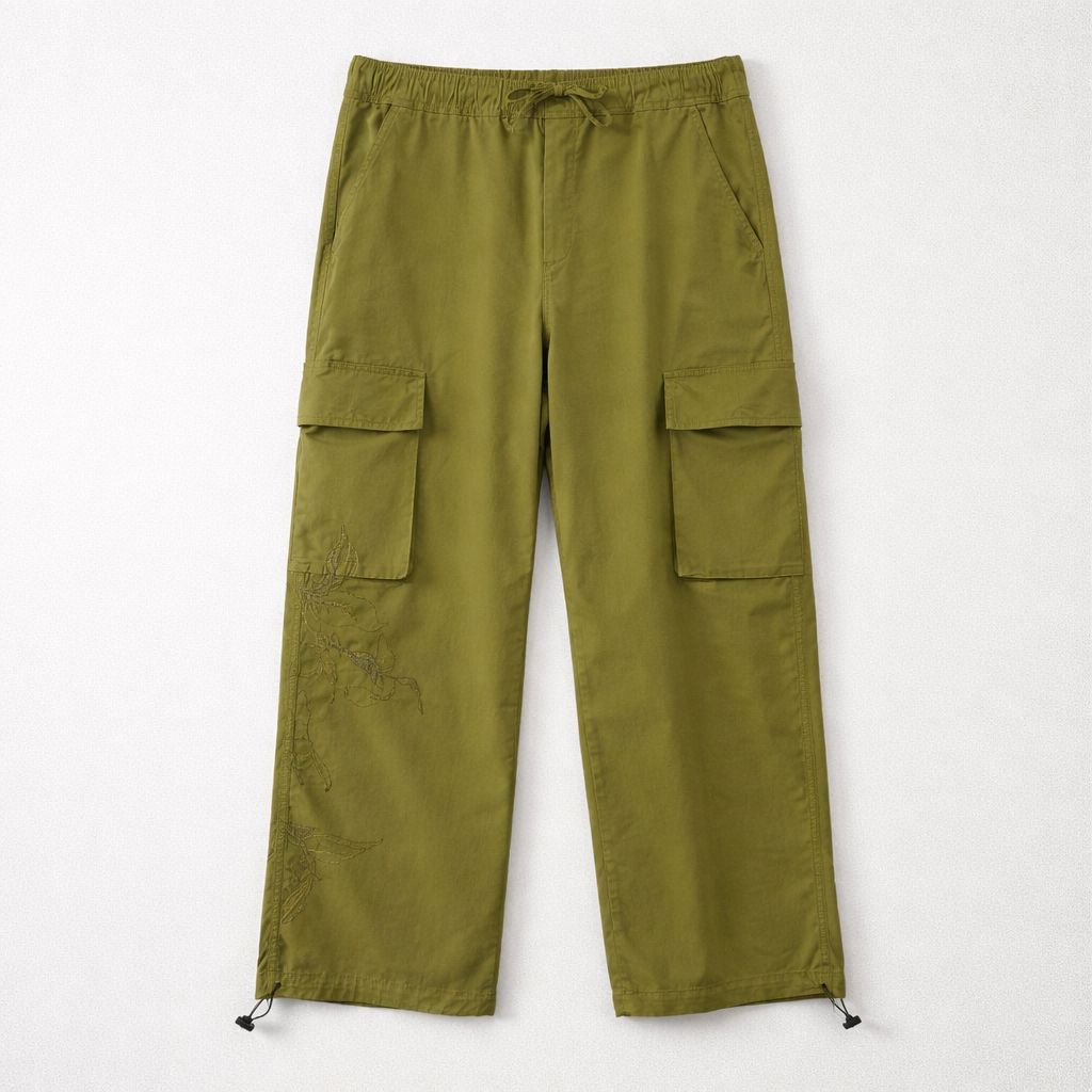 Mason's Embroidered Cargo Pant