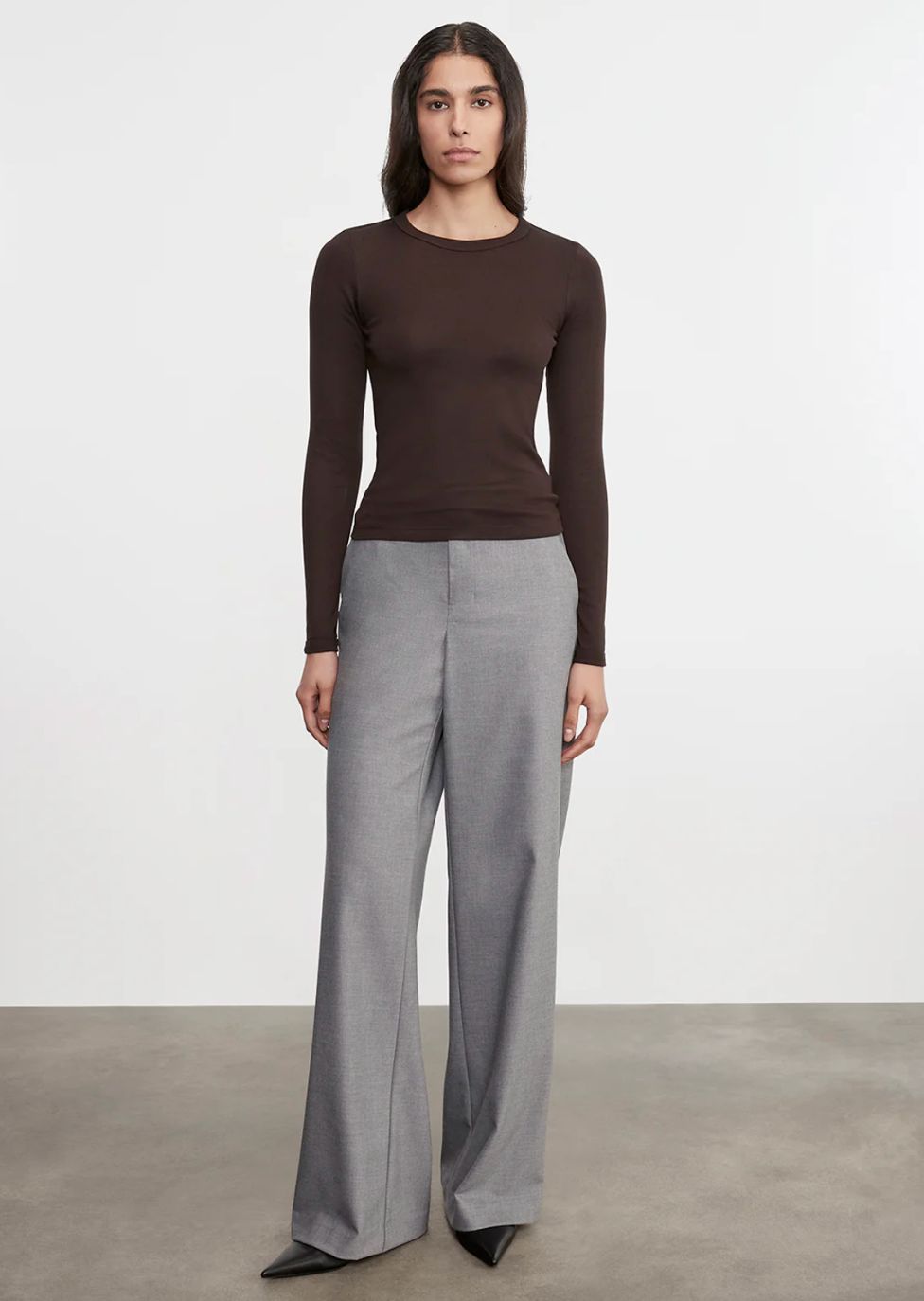 Enza Costa Supima Cotton Long Sleeve Tee