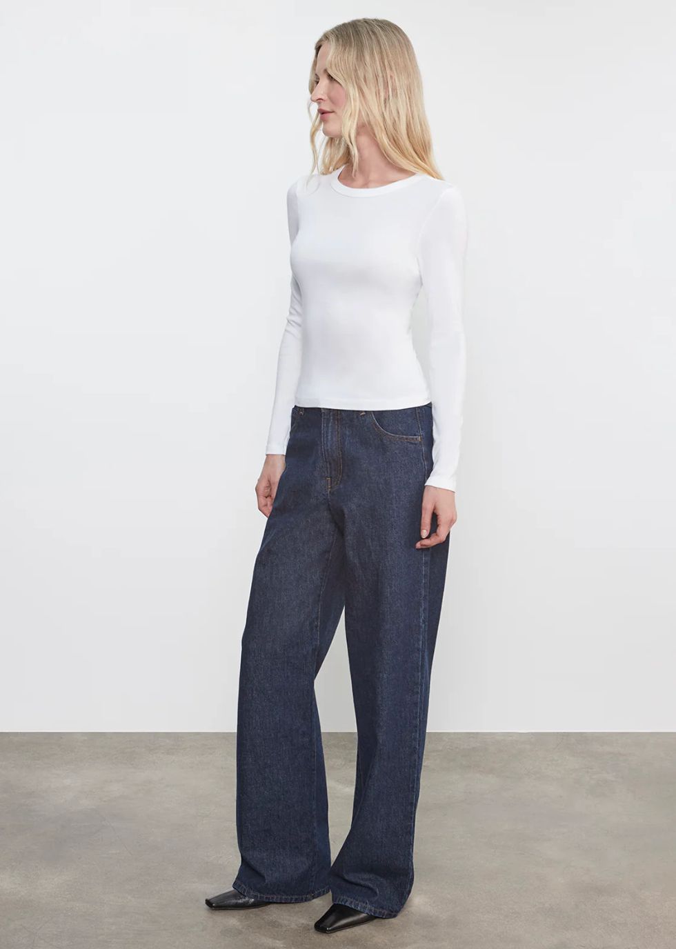 Enza Costa Supima Cotton Long Sleeve Tee