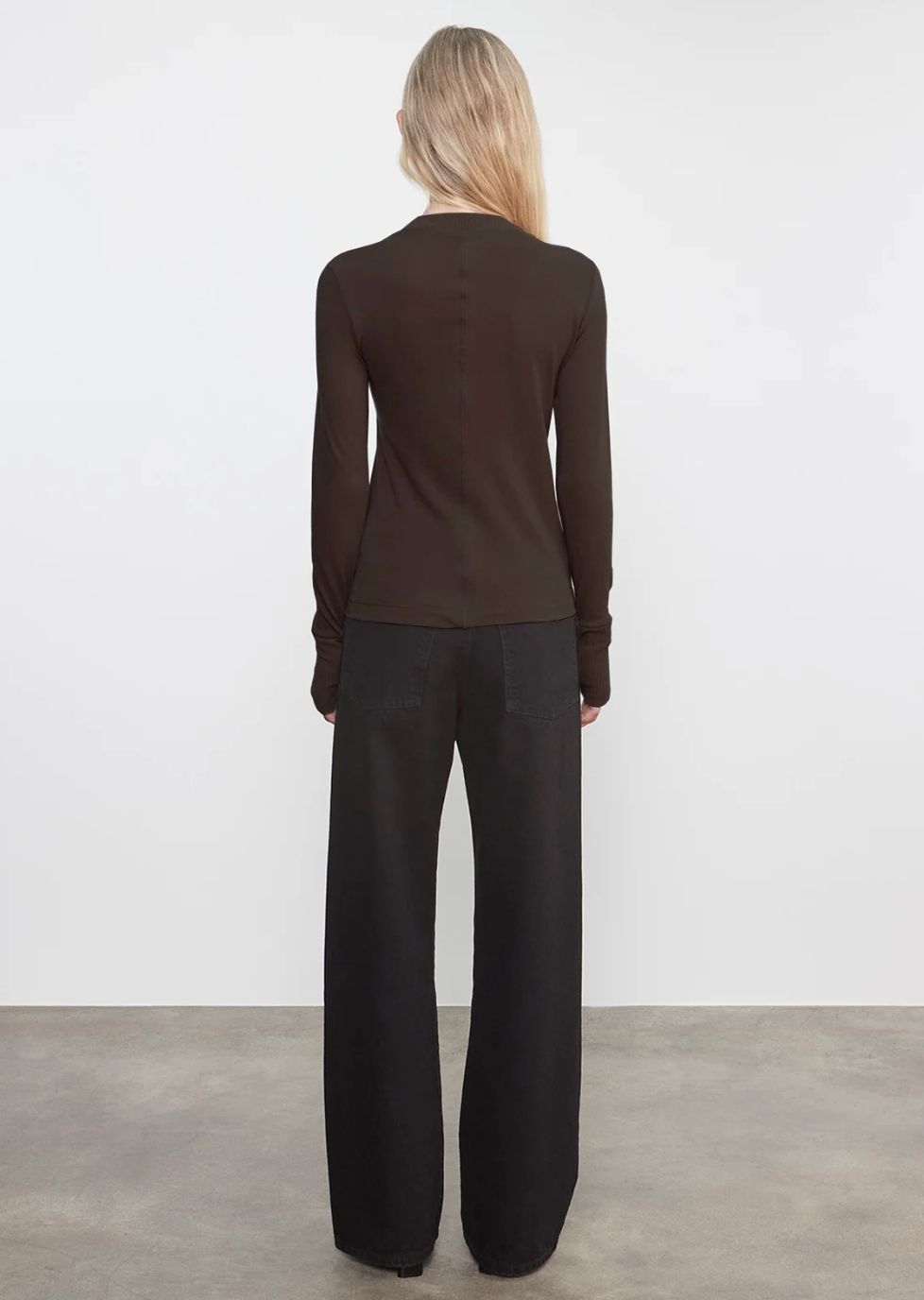 Enza Costa Cashmere Easy Cuff U Neck