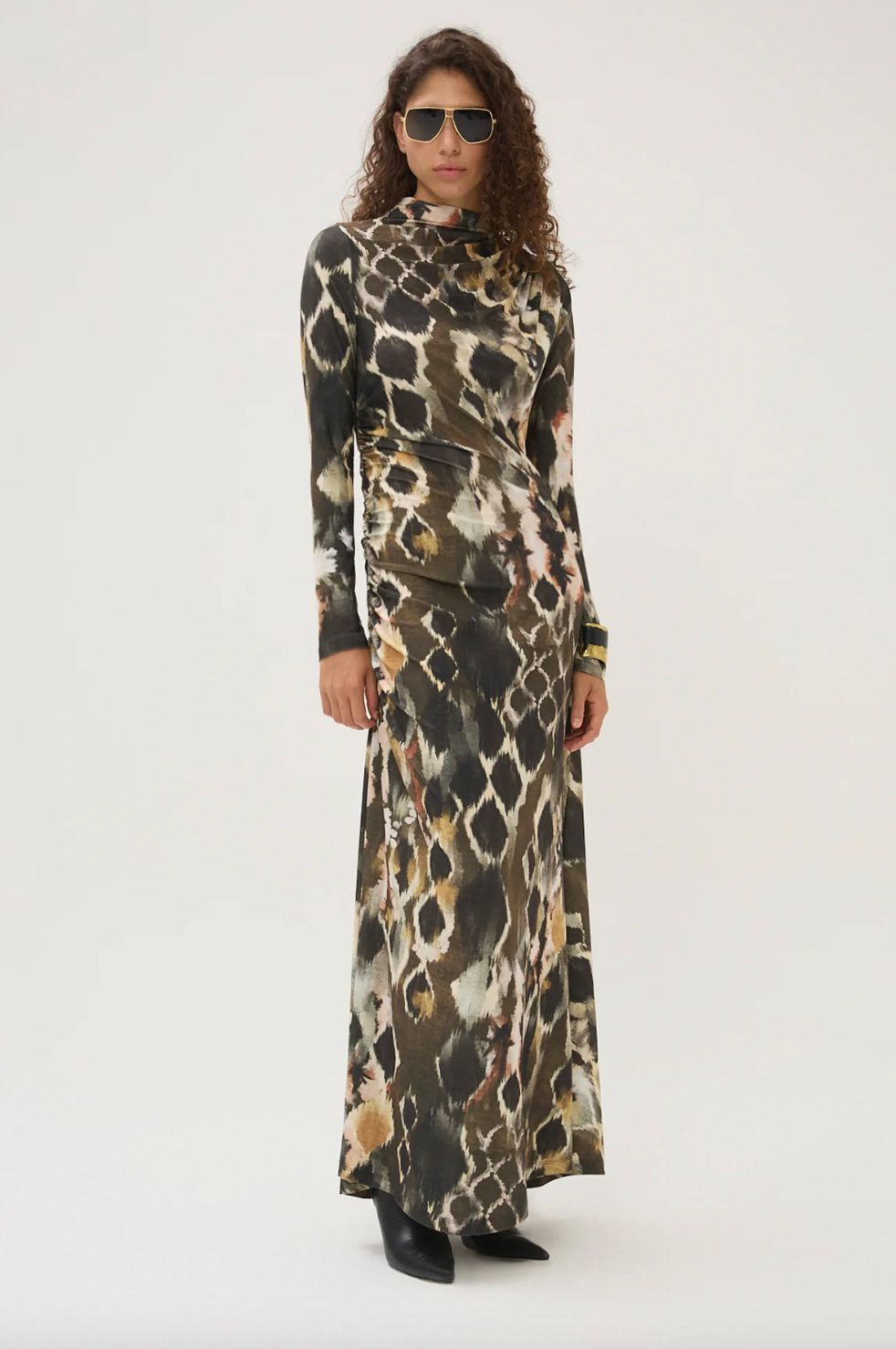Maria Cher Fleetwood Curtis Long Dress