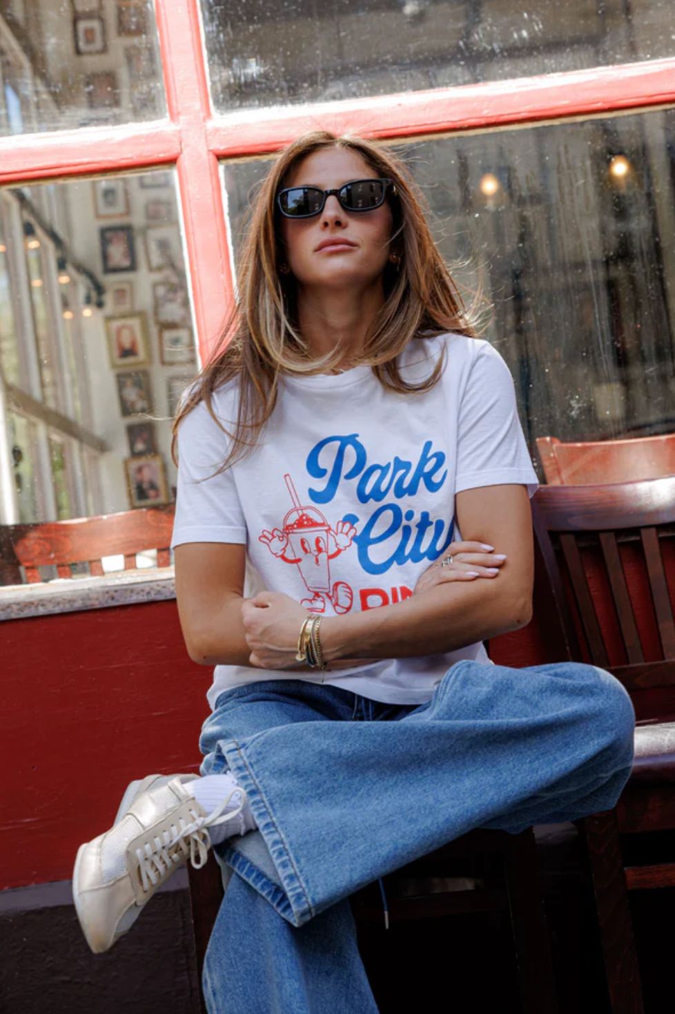 Sunny Somewhere Park City Diner Tee