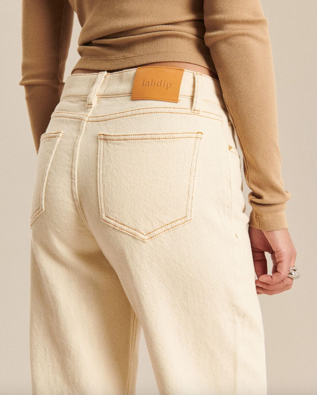 Labdip Romy Denim Jean in Ecru