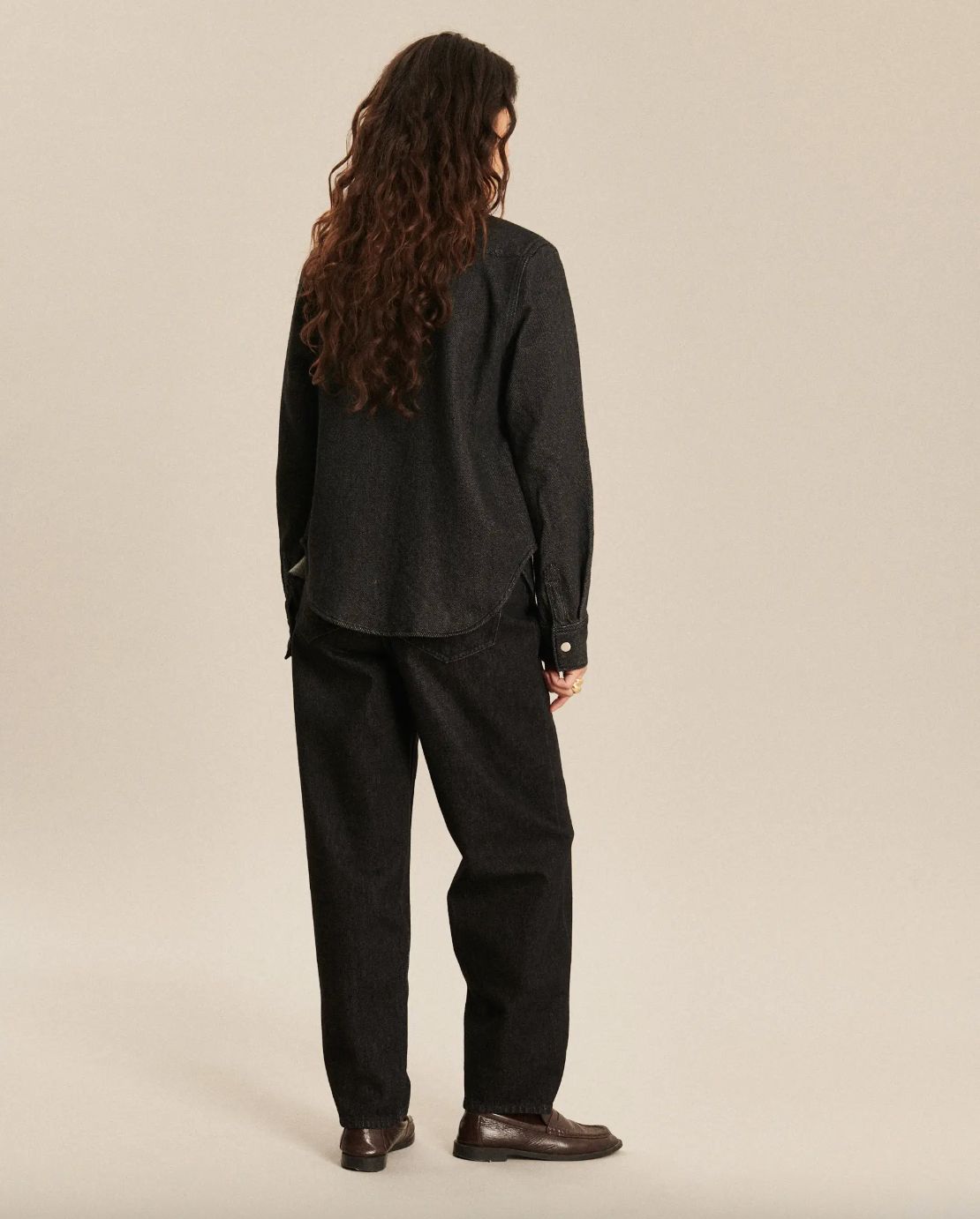 Labdip Dalia Denim Shirt In Dark Grey