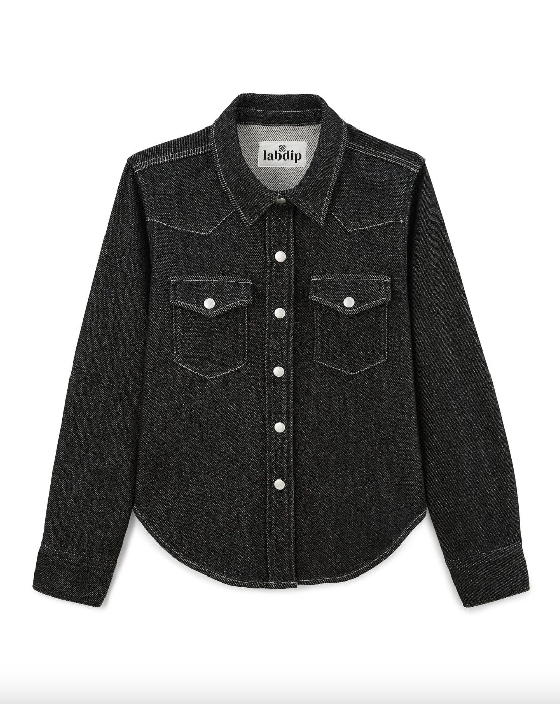 Labdip Dalia Denim Shirt In Dark Grey