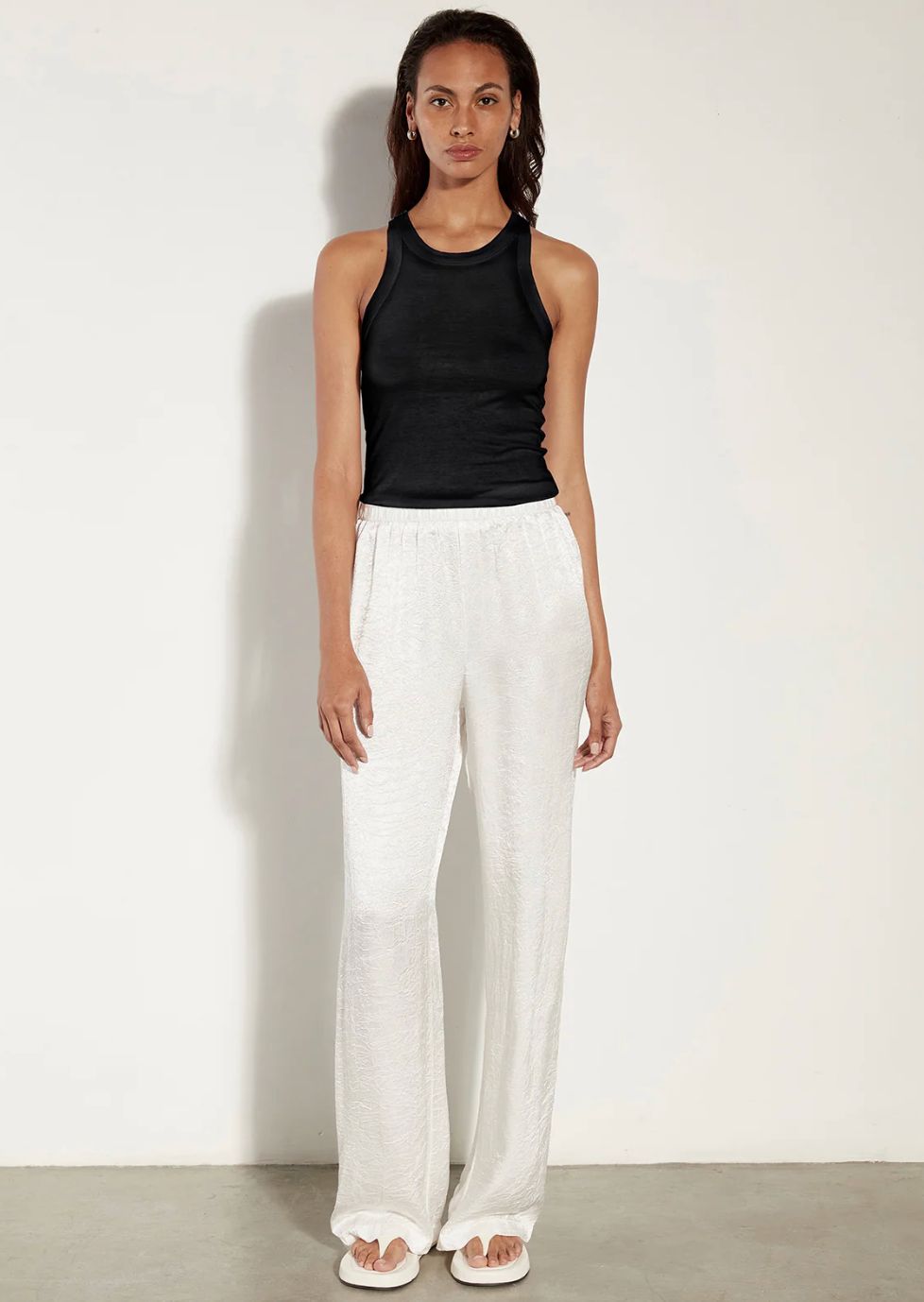 Enza Costa Supima Cotton Bold Sheath Tank