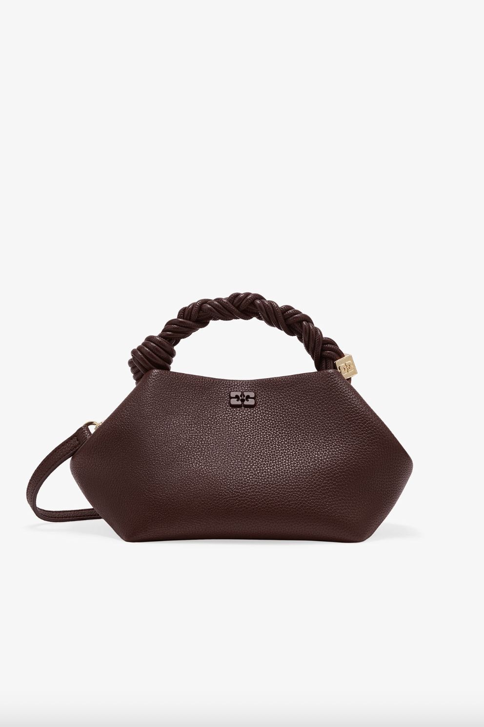Ganni Small Bou Bag in Chicory Coffee