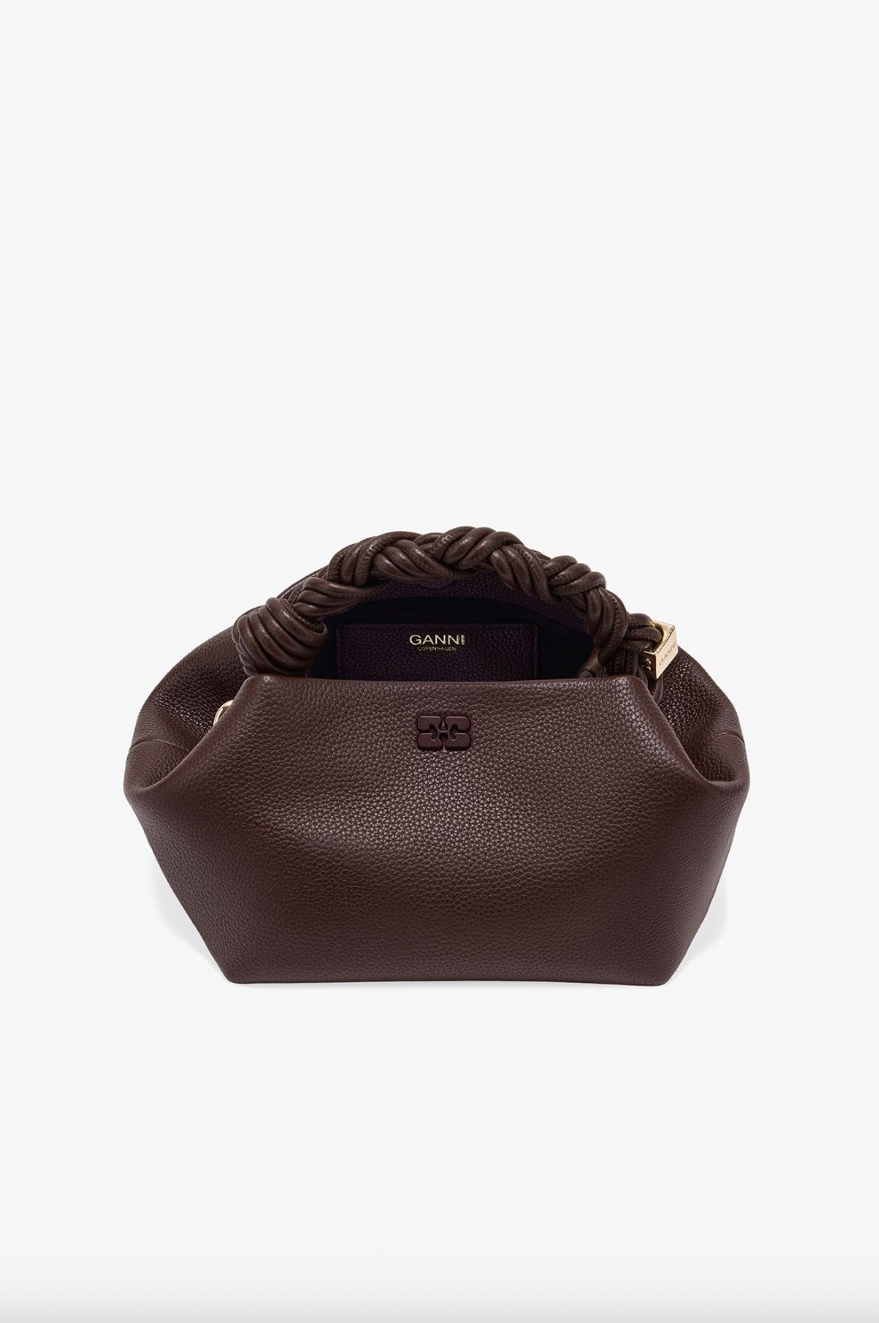 Ganni Small Bou Bag in Chicory Coffee