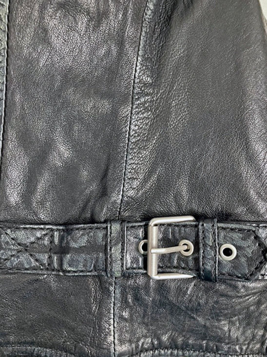 Mauritius Sofia Black Leather Jacket