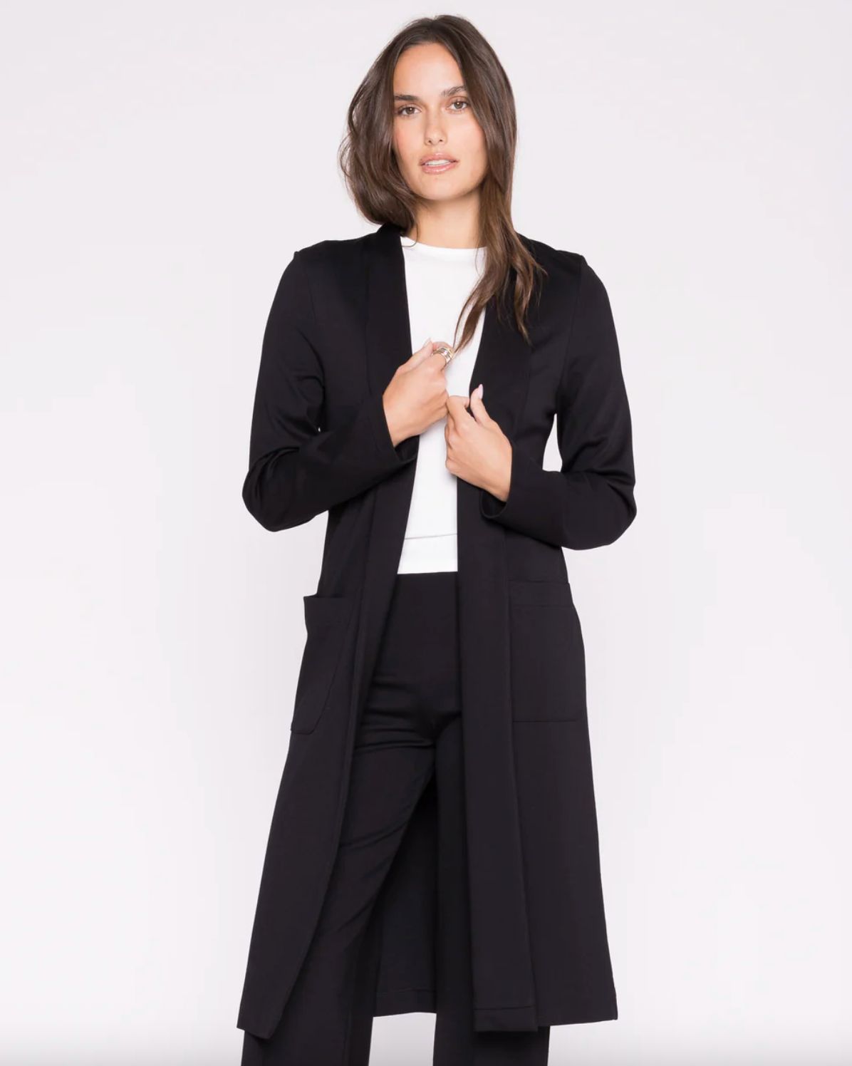 Ripley Rader Ponte Knit Smoking Jacket