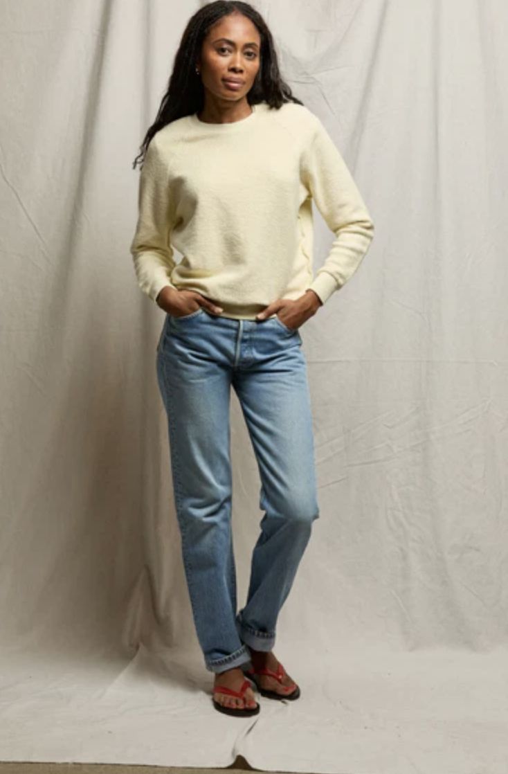 Perfect White Tee Ziggy In Custard