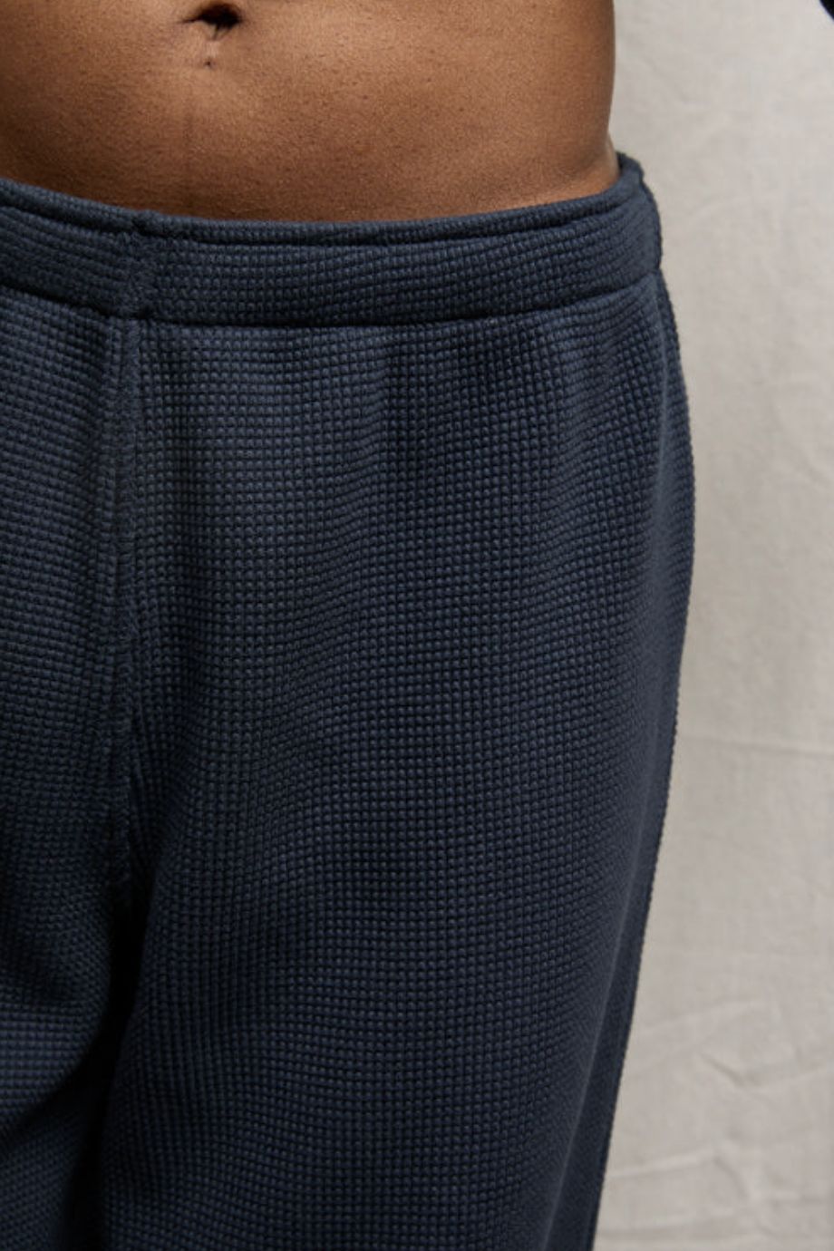 Perfect White Tee Shane Waffle Pants in Navy