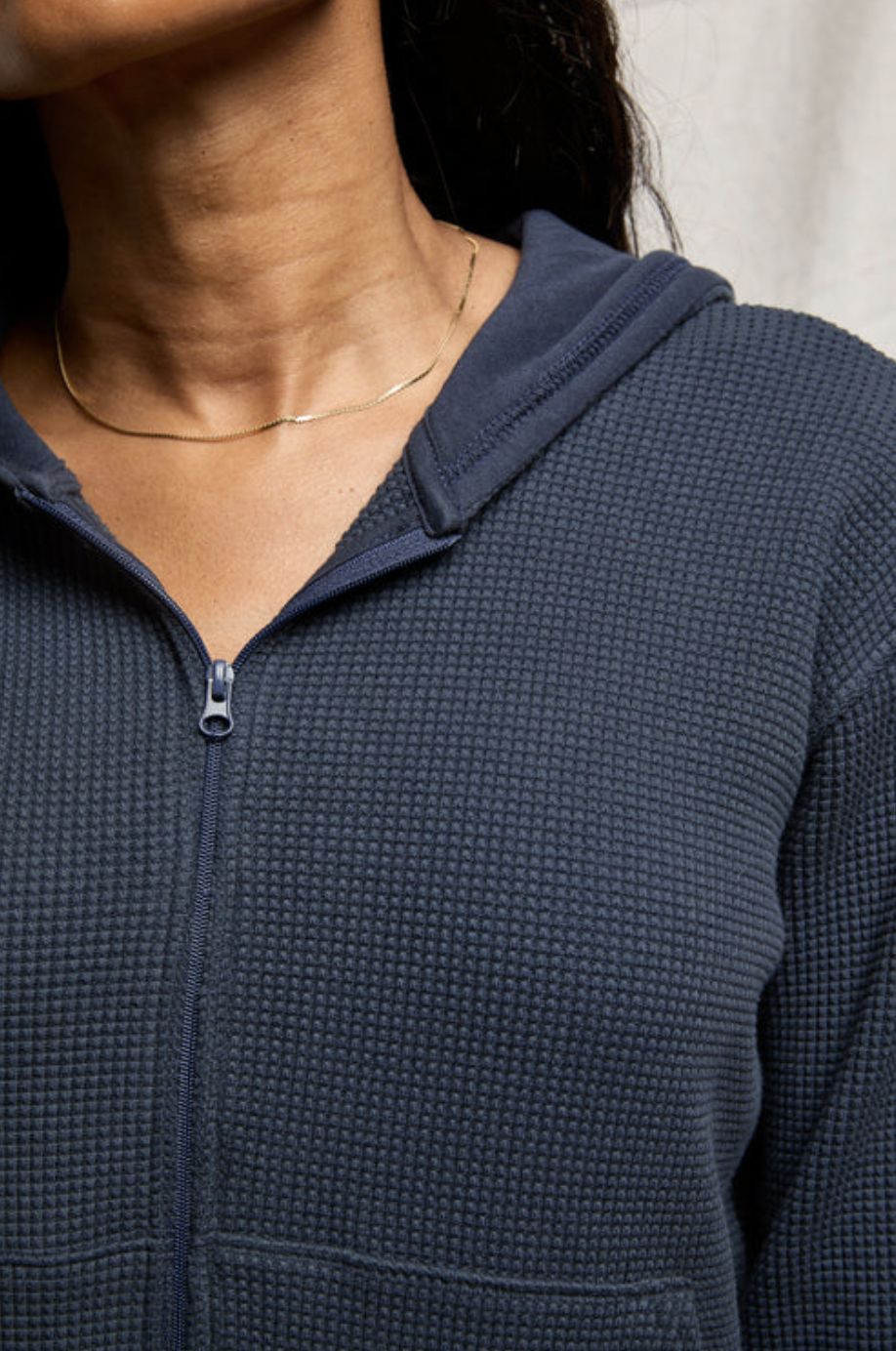 Perfect White Tee Inez Zip Up Hoodie