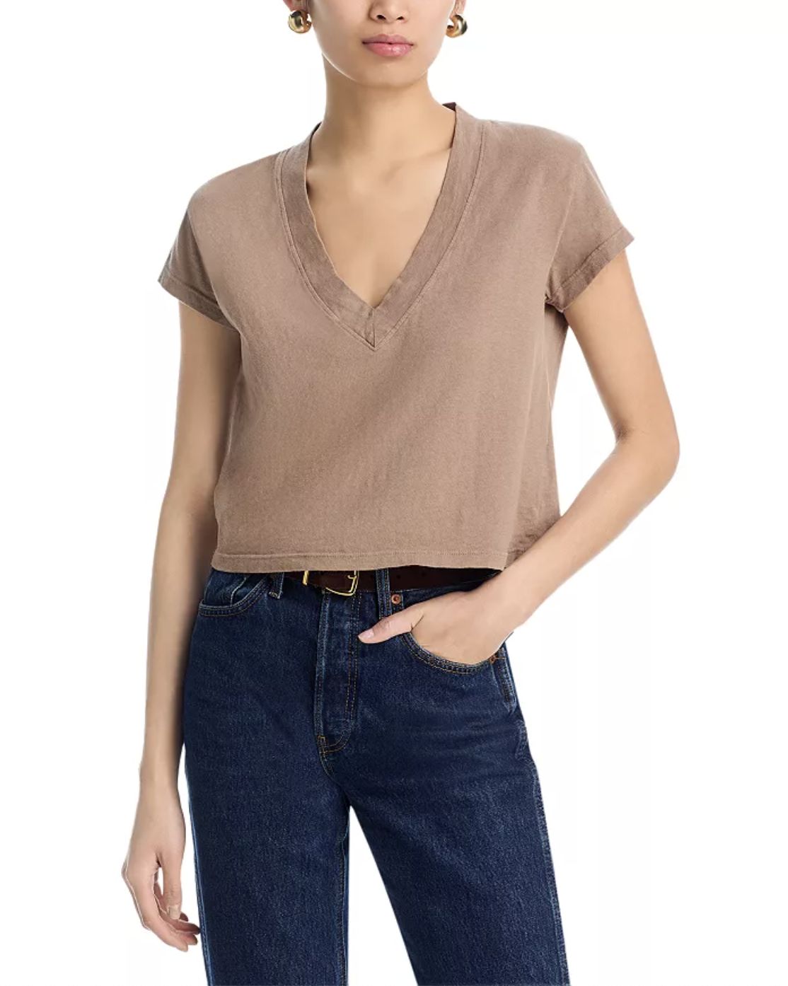 Perfect White Tee Alanis V-Neck Tee