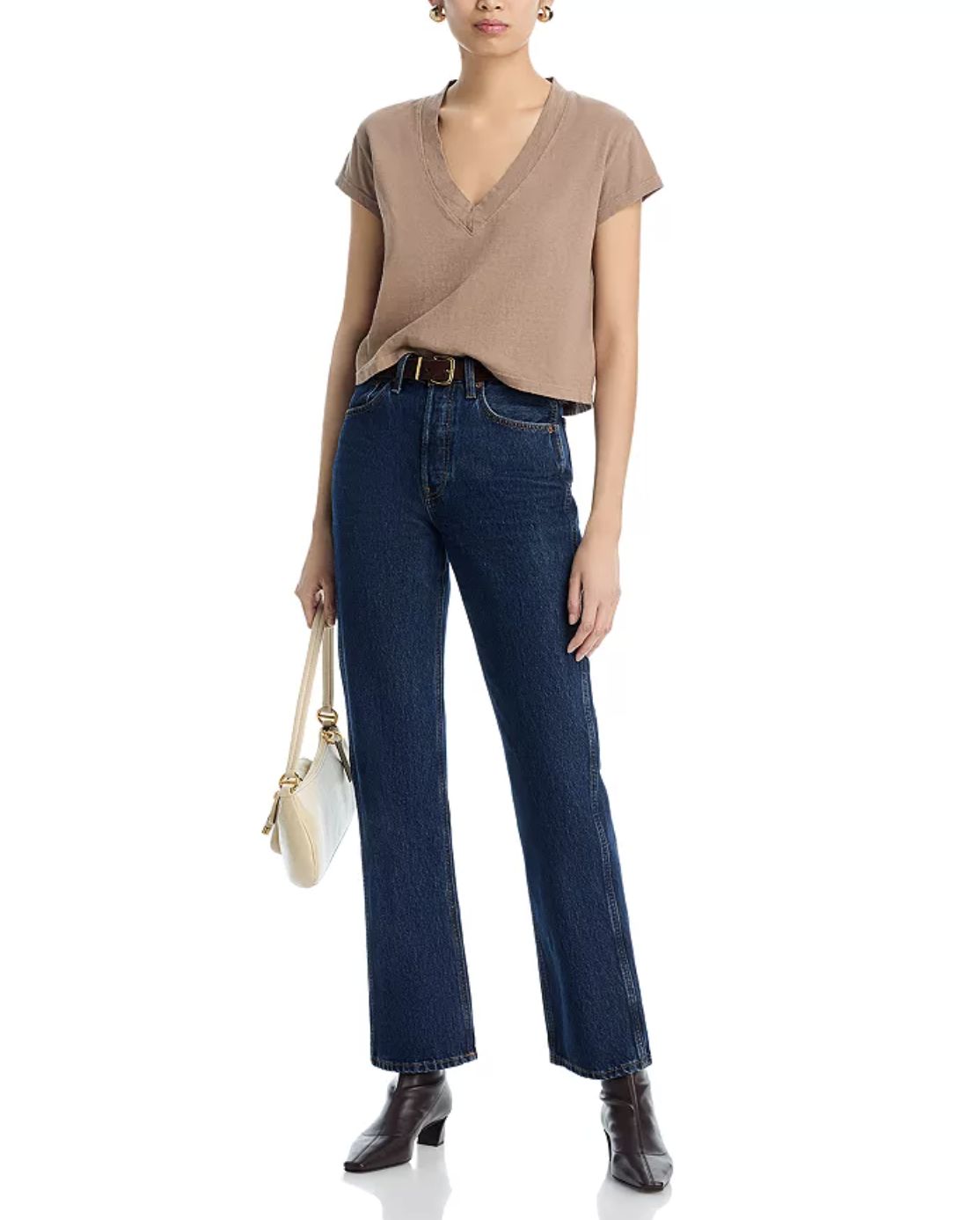 Perfect White Tee Alanis V-Neck Tee