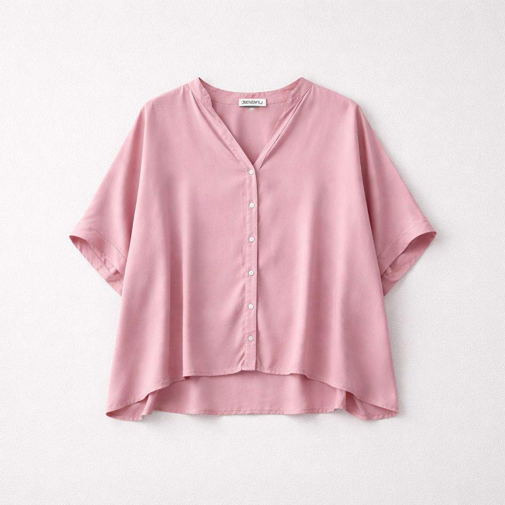 B-YU Oversized Satin Blouse