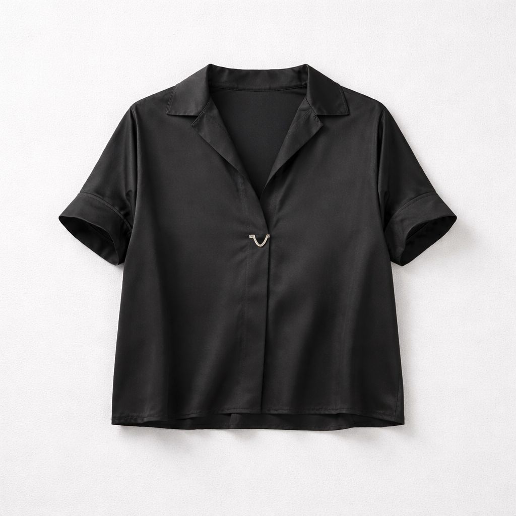D. Exterior Shirt with Chain Detail